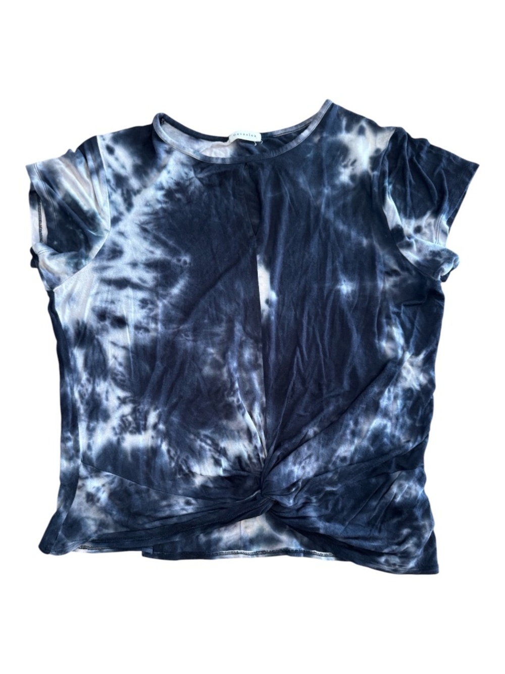 Occasion Black & Gray Tie Dye Shirt Size 2X